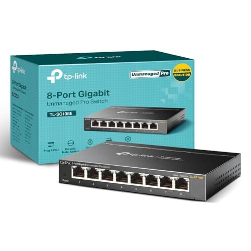 TP-Link TL-SG108E 8-Port Gigabit Easy Smart Switch Deal