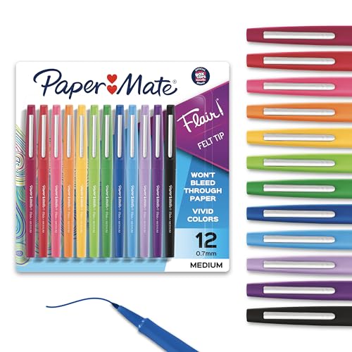Paper Mate Flair Felt Tip Pens 12 Count Deal