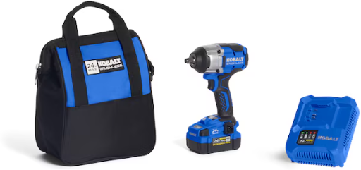 Kobalt 24-volt Variable Speed Brushless 1/2-in Drive Cordless Impact Wrench Deal