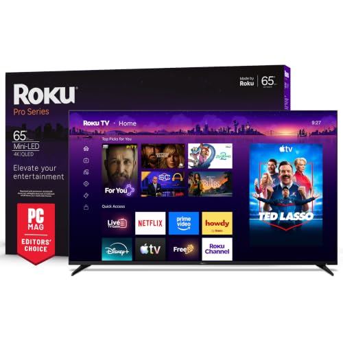 65" 4K UHD Mini-LED Roku Smart TV 2025 Pro Series