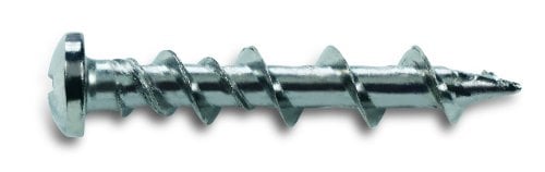 Powers Fastening Innovations 02316 Wall-Dog 100-Pack 1/4-Inch by 1-1/4-Inch Zinc Pan Head Light Duty Anchor