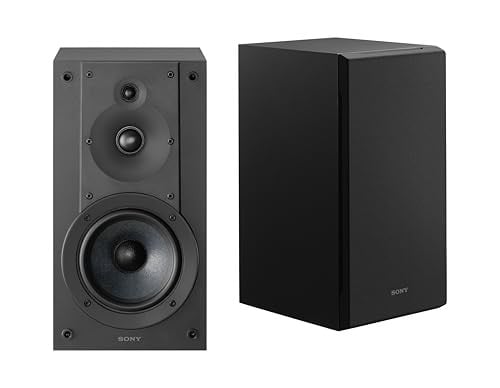 Sony CS SS-CS5M2 3-Way 3-Driver Hi-res Bookshelf Speakers (Pair), Black Deal