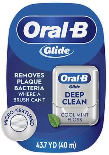 Oral-B Glide Pro-Health Deep Clean Dental Floss Cool Mint 43.7 yd 3-Pack