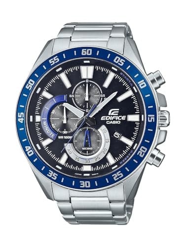 Casio Men's Edifice Chronograph 50mm Stainless Steel Watch Deal