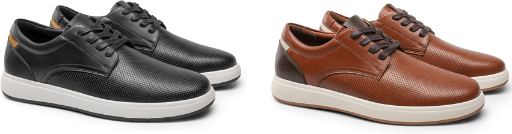 Bruno Marc Men's Casual Dress Sneakers (Brown or Black)