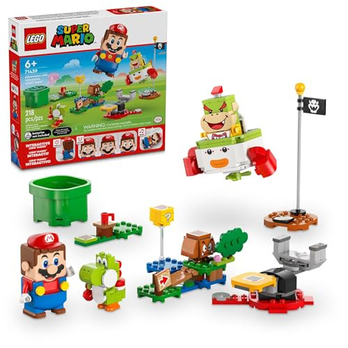 218-Piece LEGO Super Mario: Starter Course - Adventures with Interactive LEGO Mario (71439, 2024)