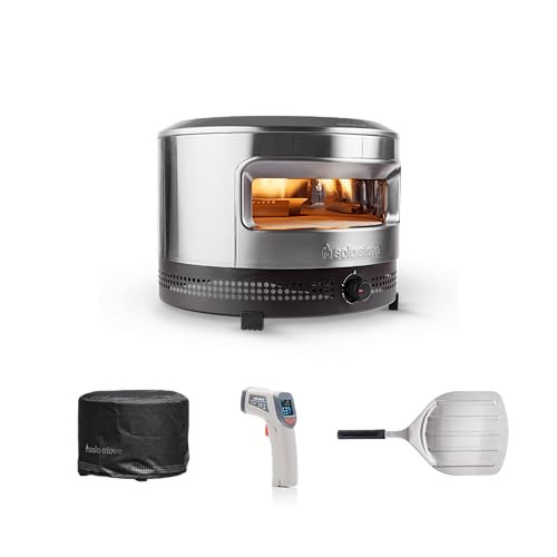 Solo Stove Pi Prime Stainless Steel Propane Outdoor Pizza Oven Bundle