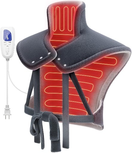 reliefRX Ultra-Soft Velvet High-Fit Reversible Heating Pad Deal