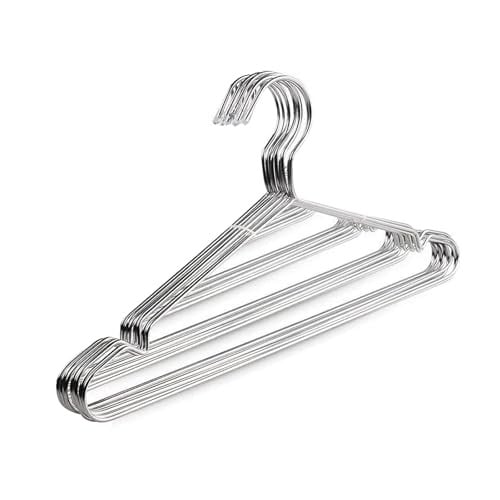 Rust-Resistant Durable Stainless Steel Clothes Hanger 5-Pack