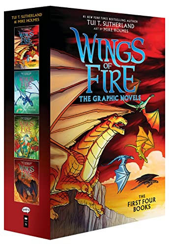 Wings of Fire #1-#4: A Graphic Novel Box Set 4-Book