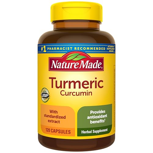 Nature Made Turmeric Curcumin 500mg 120-Count Capsules