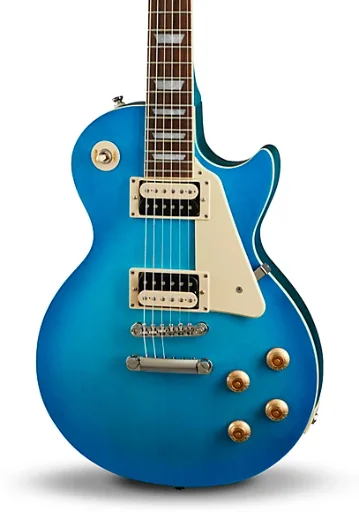 Epiphone Les Paul Traditional Pro IV Limited-Edition Electric Guitar, Worn Pacific Blue