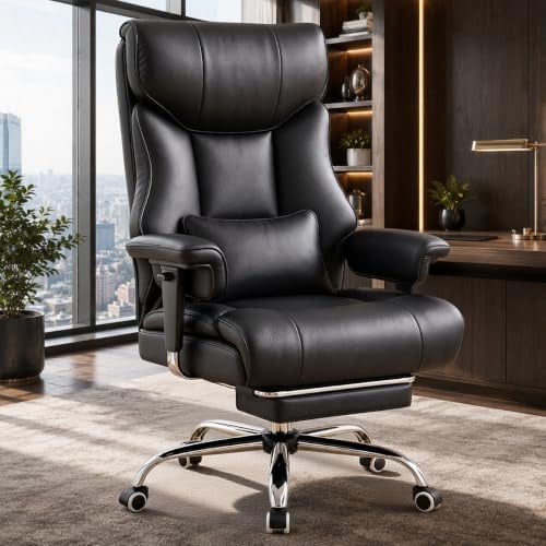 COMHOMA Big & Tall Ergonomic Office/Gaming Chair (Black) Deal