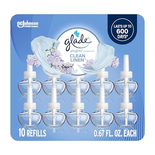 Glade PlugIns Air Freshener Refills, Scented Oil, Hawaiian Breeze, 5-Count Deal
