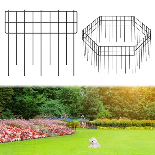 Promitop Square Garden Fence 6 Pack 12” H Deal
