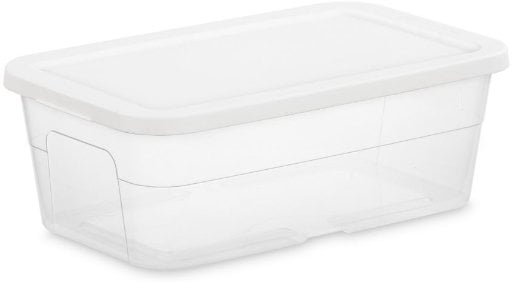 Brightroom 6qt Clear Storage Box White