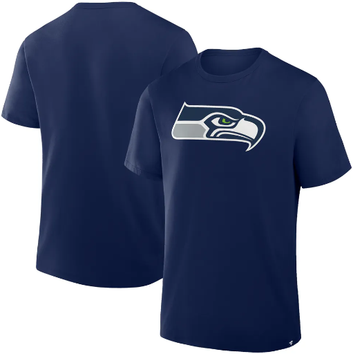 Seattle Seahawks Fanatics Branded Primary Logo T-Shirt
