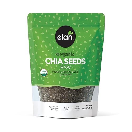 Elan Organic Chia Seeds 8.8-Ounce