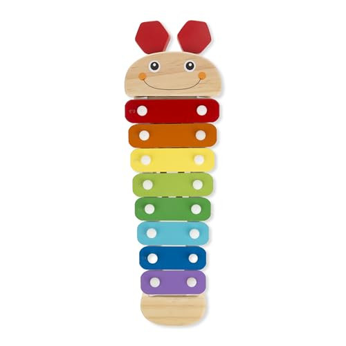 Melissa & Doug 15.25" Toddlers' Caterpillar Xylophone Musical Toy