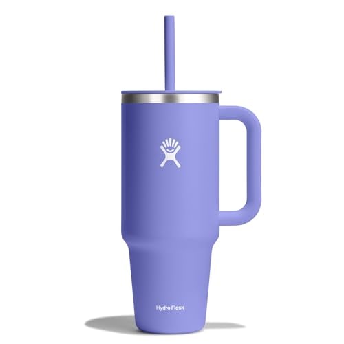 Hydro Flask 40-Oz Stainless Steel Travel Tumbler w/ Lid & Straw (Lupine) Deal