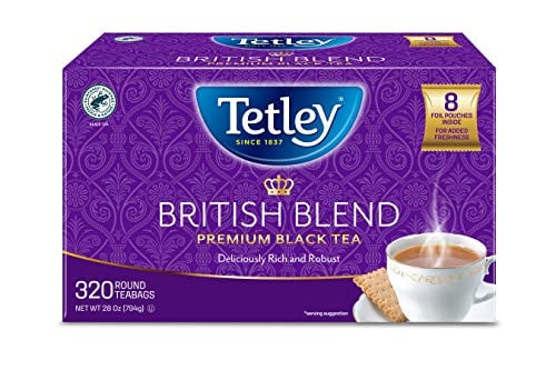 Tetley British Blend Premium Black Tea, 320 Teabags Deal