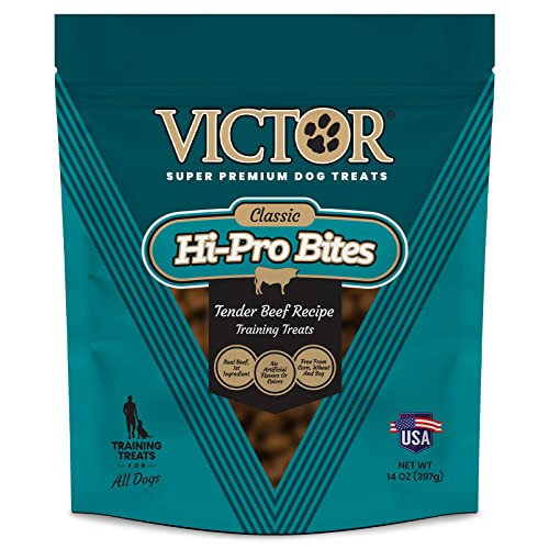 Victor Super Premium Classic Hi-Pro Bites Dog Treats (Tender Beef Recipe) 14-Oz