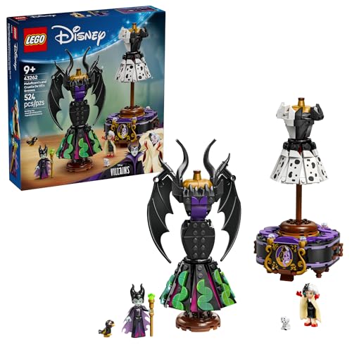 LEGO Disney Villains Maleficent’s and Cruella De Vil’s Dresses Kids Toy Deal