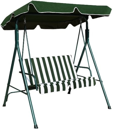 Costway Loveseat Patio Canopy Swing