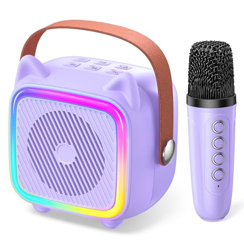 Mini Karaoke Machine for Kids with 64GB-TFcard