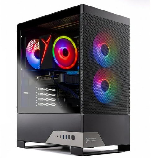 Skytech Gaming Nebula 2 Desktop PC, Ryzen 7 9700X, RX 9060XT 16GB, 1TB NVMe SSD, 32GB DDR5 RAM