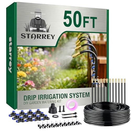 Starrey Drip Irrigation System 12-Piece 50' Deal