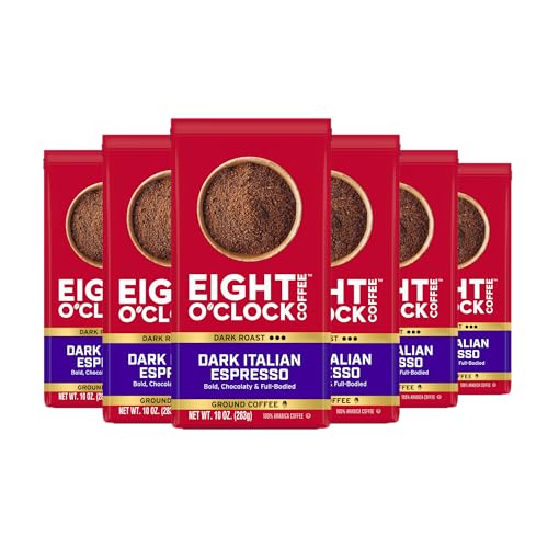 Eight O'Clock Coffee Dark Italian Espresso 6-Pack 10-Oz Deal