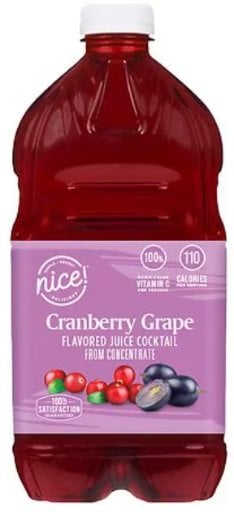 Nice! Juice Cocktail Cranberry Grape 64.0 fl oz Deal
