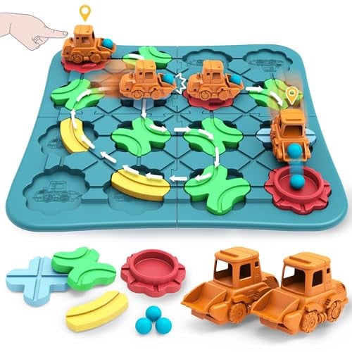 Kids Toys STEM Board Games - Logic Road Builder Brain Teasers Puzzles (29 PCS) Deal