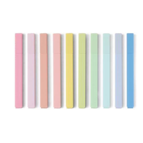 Amazon Basics Pastel Bible Highlighters 10-Count Set