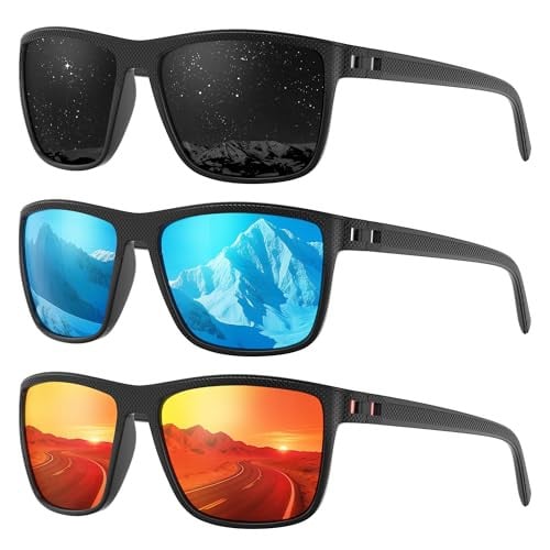 3-Pack Fanshen Men's Polarized Sunglasses Deal