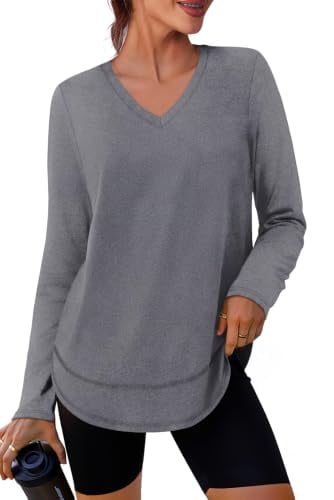 WTA6004 Women's Long Sleeve Quick Dry Workout Tops Deal
