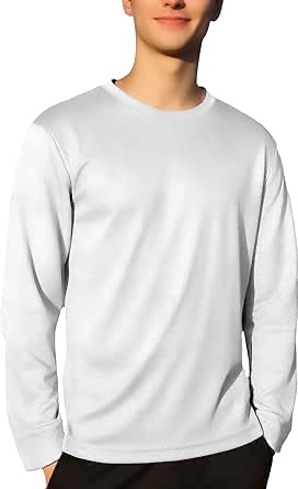 Men's Long Sleeve Dri Fit UPF 50+ Rash Guard