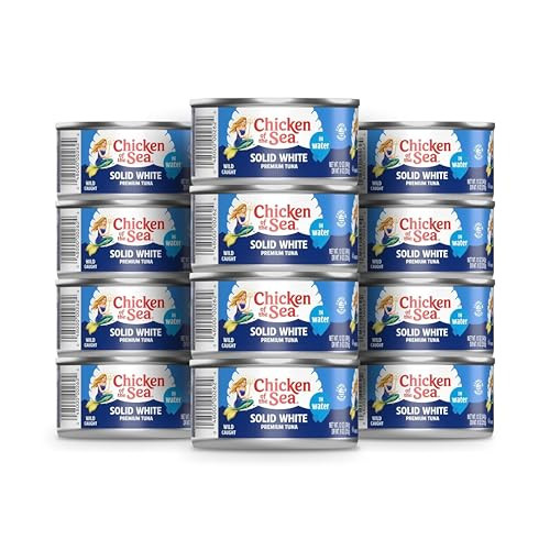 Chicken of the Sea Wild Caught Premium Solid White Albacore Tuna in Water 12-Count