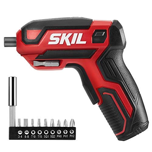 SKIL Rechargeable 4V Cordless Screwdriver w/ 9-Pcs Bit Set & Bit Holder Deal