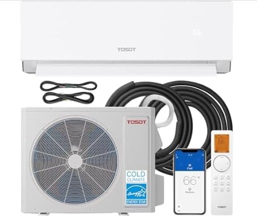 TOSOT 24,000 BTU 24.0 SEER2 Mini-Split Air Conditioner & Heater Deal