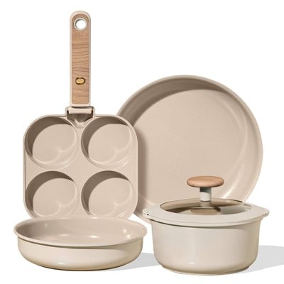 Carote 6-Piece Detachable Cookware Set