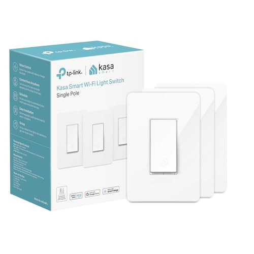 Kasa Single Pole Smart Light Switch 3-Pack