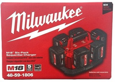 Milwaukee M18 Six Pack Sequential Charger