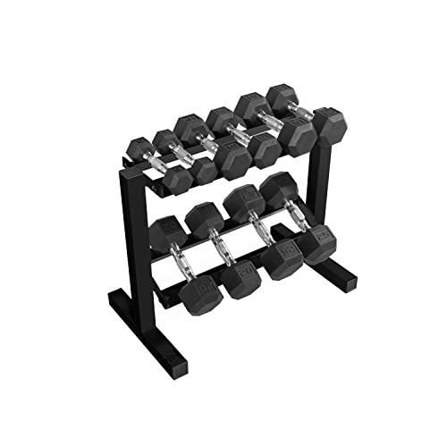 CAP 150 LB Dumbbell Set with 2-Tier Rack Deal