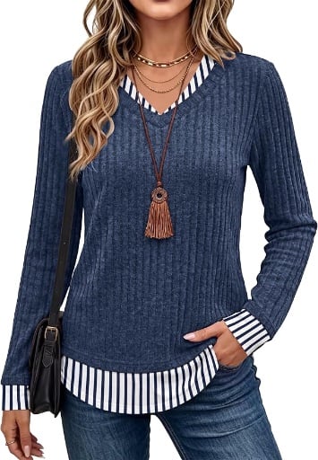 2-in-1 Layered Tunic Tops