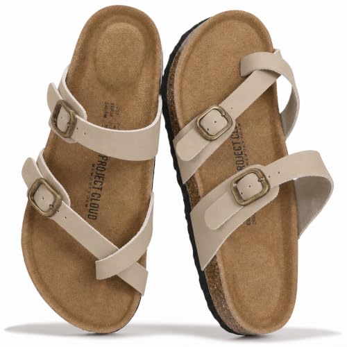 Project Cloud 100% Genuine Leather Women’s Sandals Slides Deal