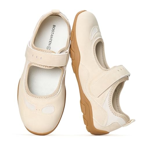BOSTANTEN Women's Mary Jane Sneakers