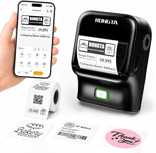 Bluetooth Mini Sticker Printer