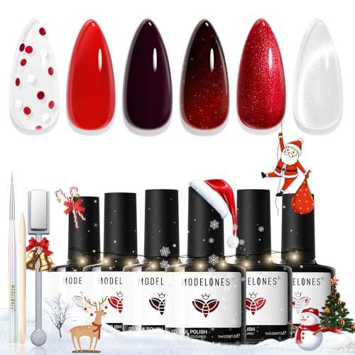 Modelones Gel Nail Polish Set 6 Colors
